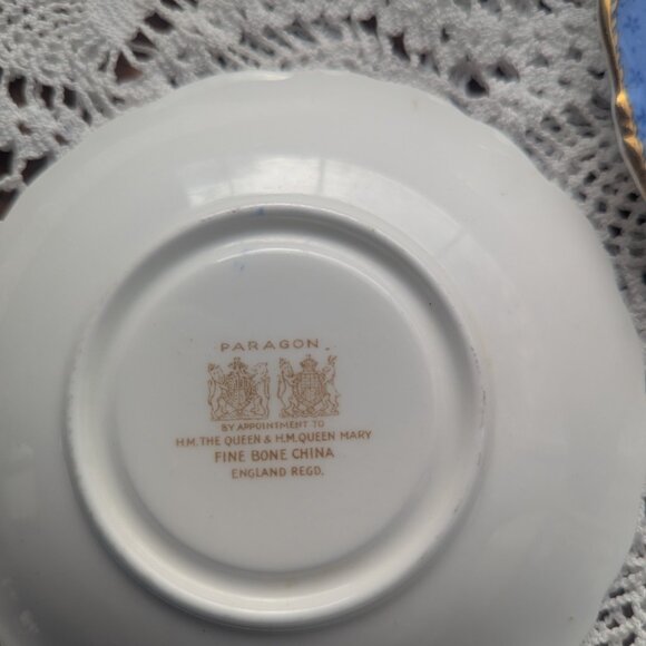 Teacup Set - Paragon Bone China - Antique - Rare - Picture 6 of 7